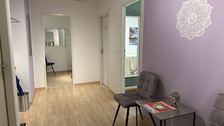 Praxis Gertigstraße Eingangsbereich